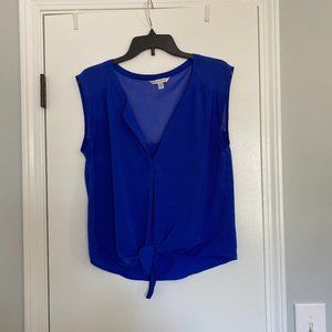 Blue American Eagle Tank with Tie at Bottom